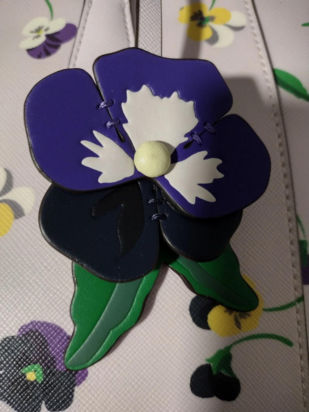 kate spade Lavender Pansy Floral Tote Bag With Matching Wallet